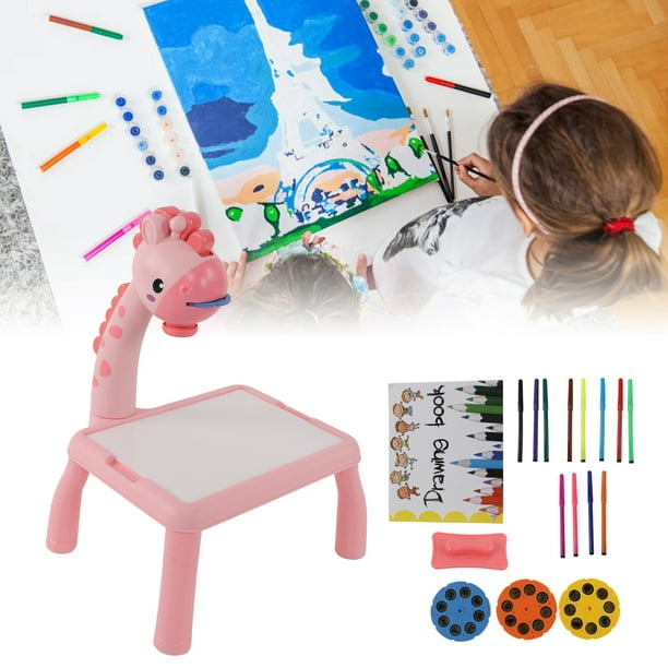 Mesa Proyector De Dibujo Para Niños Juego Pintura con Proyector Arte OEM