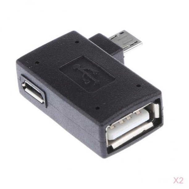 Adaptador OTG Micro USB 2 Unidades