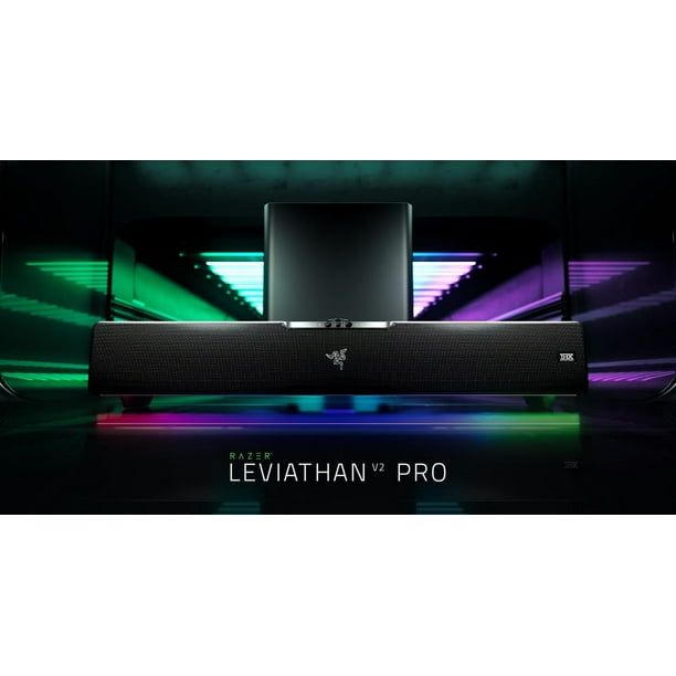 Barra de sonido PC Razer Leviathan V2 con subwoofer - Versus Gamers