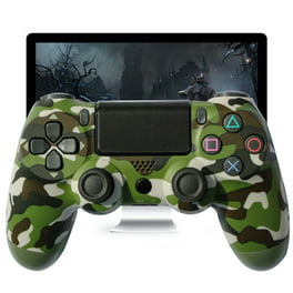 Control alámbrico e inalámbrico para PlayStation 4 edición Green Camuflaje