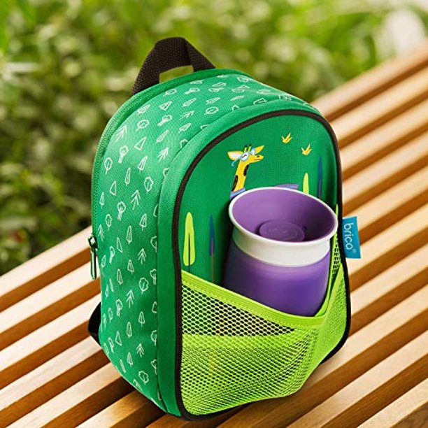 Mochila para niños pequeños con arnés de seguridad, Verde