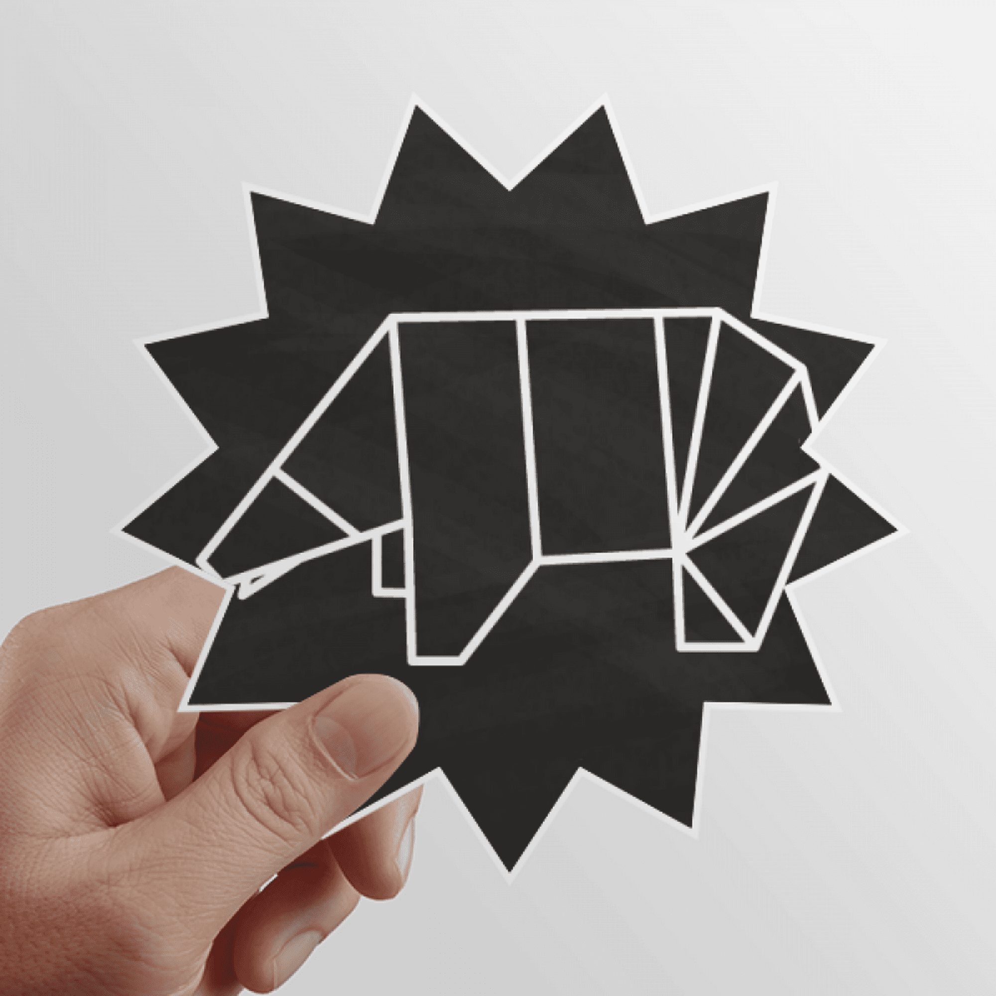 vinilo espejo – Origami