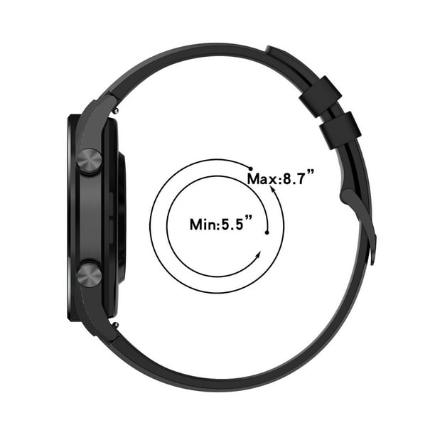 Correa de silicona 22MM - negra para Xiaomi Watch S1 /MI Watch Sport/Garmin  Venu 2/Huami Amazfit GTR 3 oso de fresa Electrónica