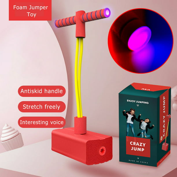 Lámpara Saltador de espuma antideslizante Entrenamiento al aire libre Pogo  Stick Juguetes de rebote para niños (Rojo) Ndcxsfigh Nuevos Originales