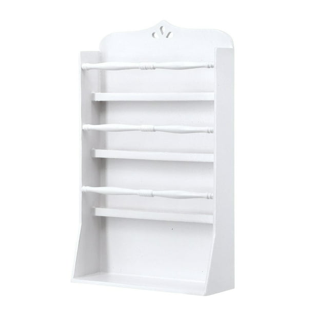 Set de 2 estantes para cuadros de madera blancos de 80 cm