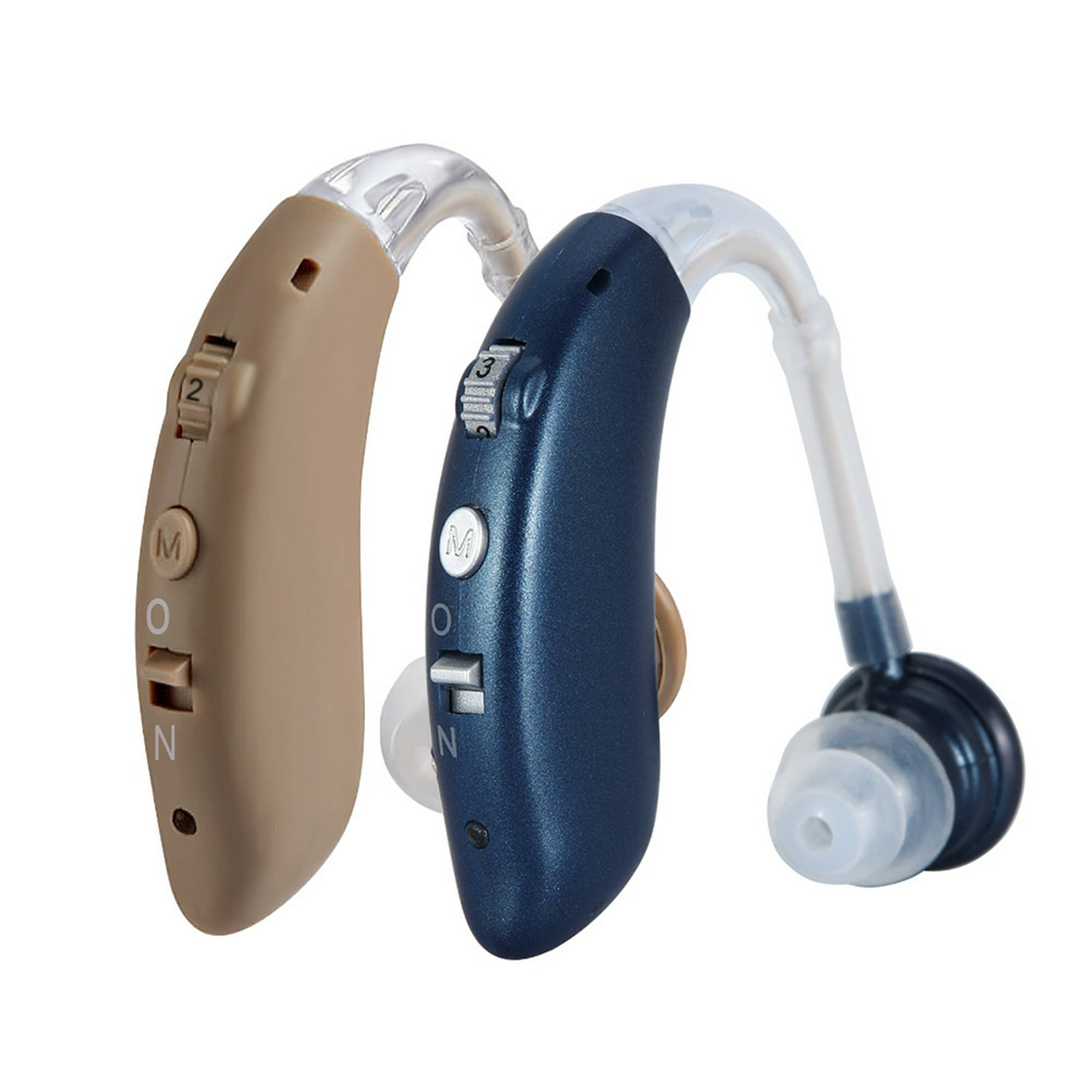  Audífonos para personas mayores con cancelación de ruido,  amplificador auditivo recargable para pérdida auditiva, audífono invisible  : Salud y Hogar