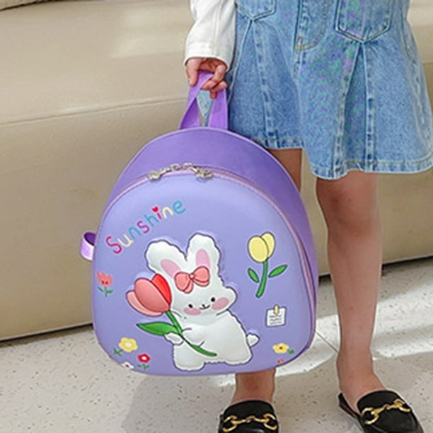 Lindas mochilas reales para niños pequeños, mini bolsa de viaje de dibujos  animados de animales para bebé niña niño de 1 a 5 años, 5-conejo, Moderno