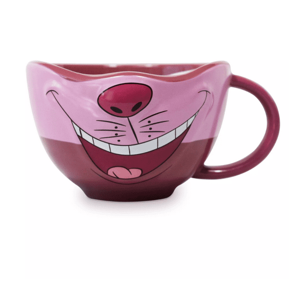 Disney Alicia en el país de las maravillas - Taza de cerámica con diseño de  gato Cheshire 3D, Tazas de té apiladas de Alice., Negro, 20-ounces, 1 :  : Hogar y Cocina