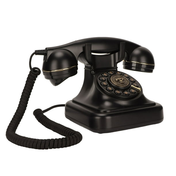 Teléfono con cable, teléfono fijo vintage Teléfono con cable vintage  antiguo Teléfono fijo retro Estética elegante