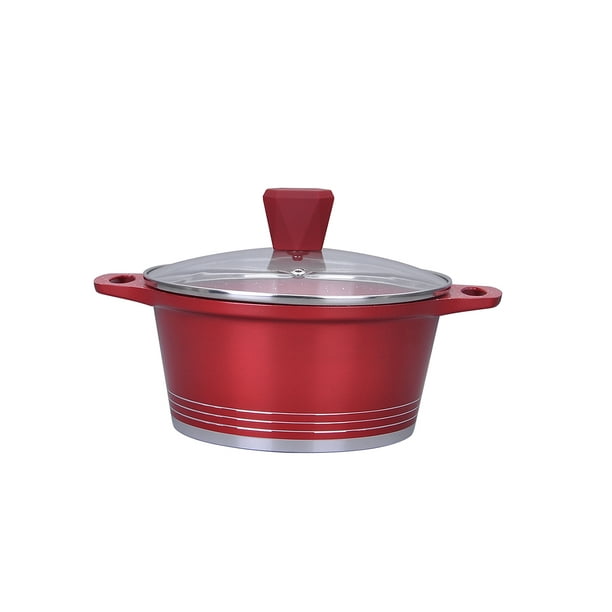 Utensilios de cocina de silicon con soporte Kochstelle, color Rojo