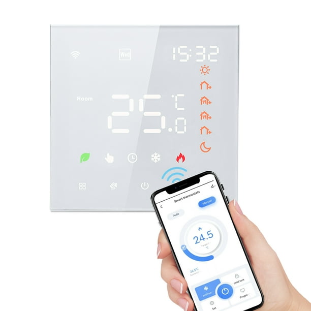 Termostato inalámbrico WiFi Smart con APP Control para Calefacción  Eléctrica Sistema - China Termostato WiFi, termostato de calefacción
