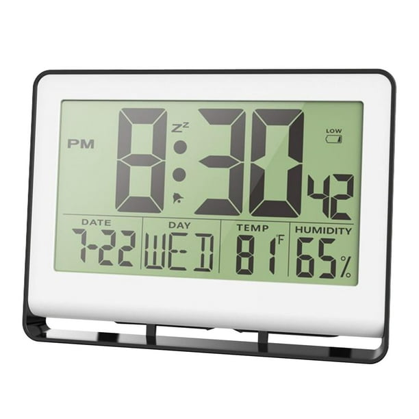 Reloj Digital Temperatura Inteligente Pared Mesa 20cm X 20cm