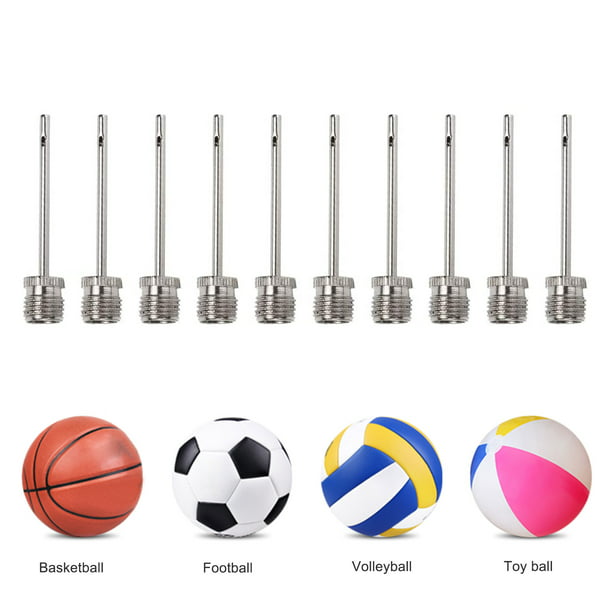 Aguja de bomba de aire, agujas de inflado de doble puerto, aguja de bomba  para fútbol, baloncesto, fútbol, voleibol, pelotas de rugby