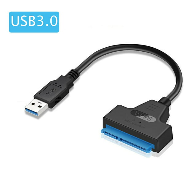 StarTech.com Adaptador USB C a SATA - Conector de disco duro externo para  unidades SATA de 2.5 - Cable SATA SSD / HDD a USB C (USB31CSAT3CB) Negro