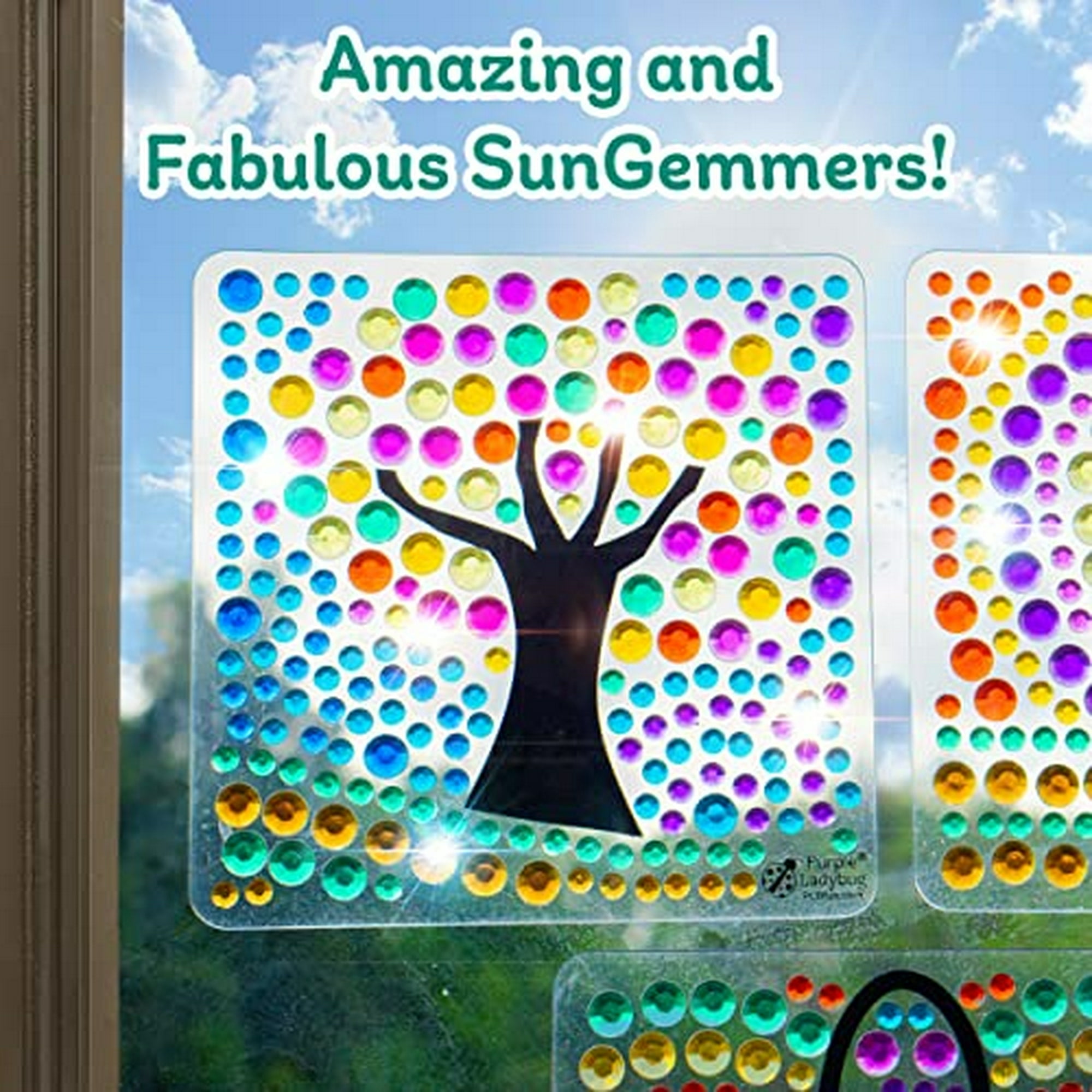 SunGemmers Kits de pintura de diamantes para niños - Divertidos artes y  manualidades infan PURPLE LADYBUG PURPLE LADYBUG