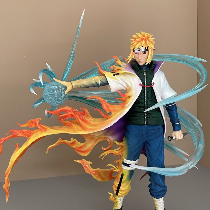 Figuras de Naruto de Pvc, estatuilla de Anime de Minato, norikaze