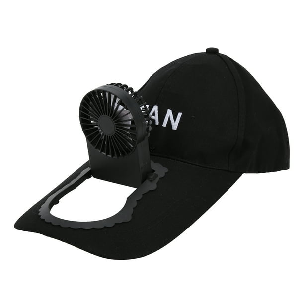 Sombrero con ventilador Solar para adultos y niños, gorra de