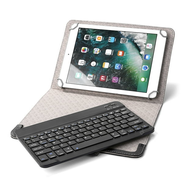 teclado para Apple iPad Air/Pro 9,7, con funda de piel, teclado extraíble,  con Bluetooth, plegable, para iPad Air, iPad Air 2, iPad Pro 9.7 Tablet