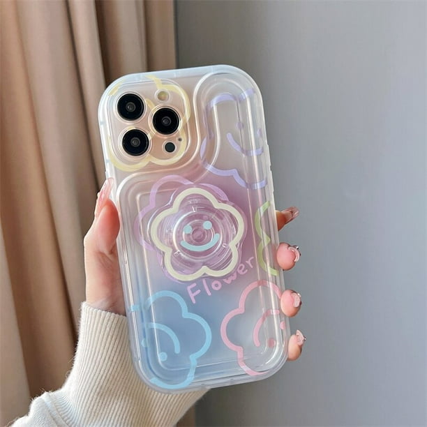  Carcasa para iPhone SE (2020), 7 y 8, diseño de flores :  Celulares y Accesorios