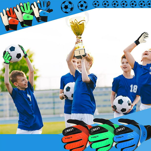 guantes de portero de fútbol para niños guantes de portero de jóvenes  guantes de portero de fútbol niño adolescente Zhivalor CPB-DE-SSW318-1