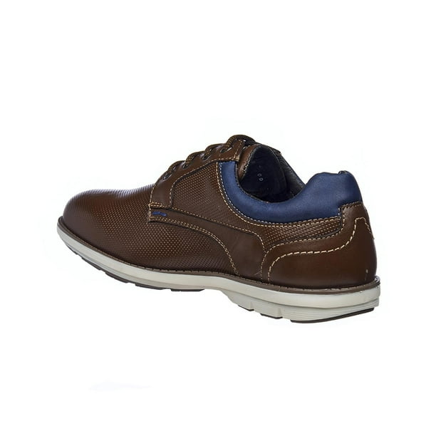 Calzado Hombre Caballero Zapato Casual Tipo Piel Cafe Comodo cafe 26  Incógnita 055C11