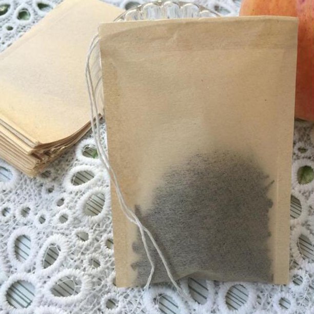 Comprar PDTO 100X Bolsas de té de papel vacías Filtro Bolsitas de té con  cordón para té suelto de hierbas