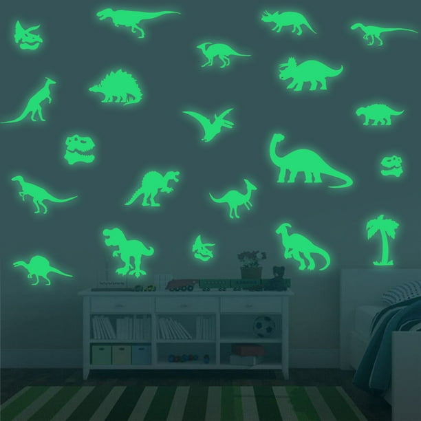 Pegatinas fluorescentes Dinosaurios para niños Habitación y