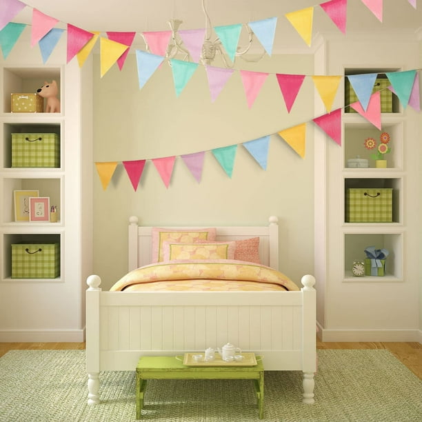 Banderines De Tela para el cuarto de tu Bebé !