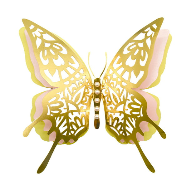 Mariposas Decorativas 3D de Colores - Deliganga