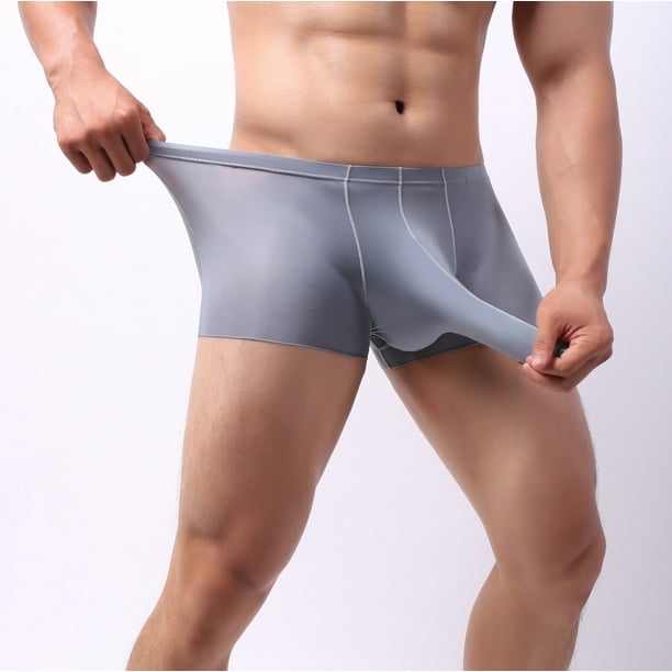 Gibobby Ropa Interior Sexy Elefante Boxer Seda Trunk En forma de U