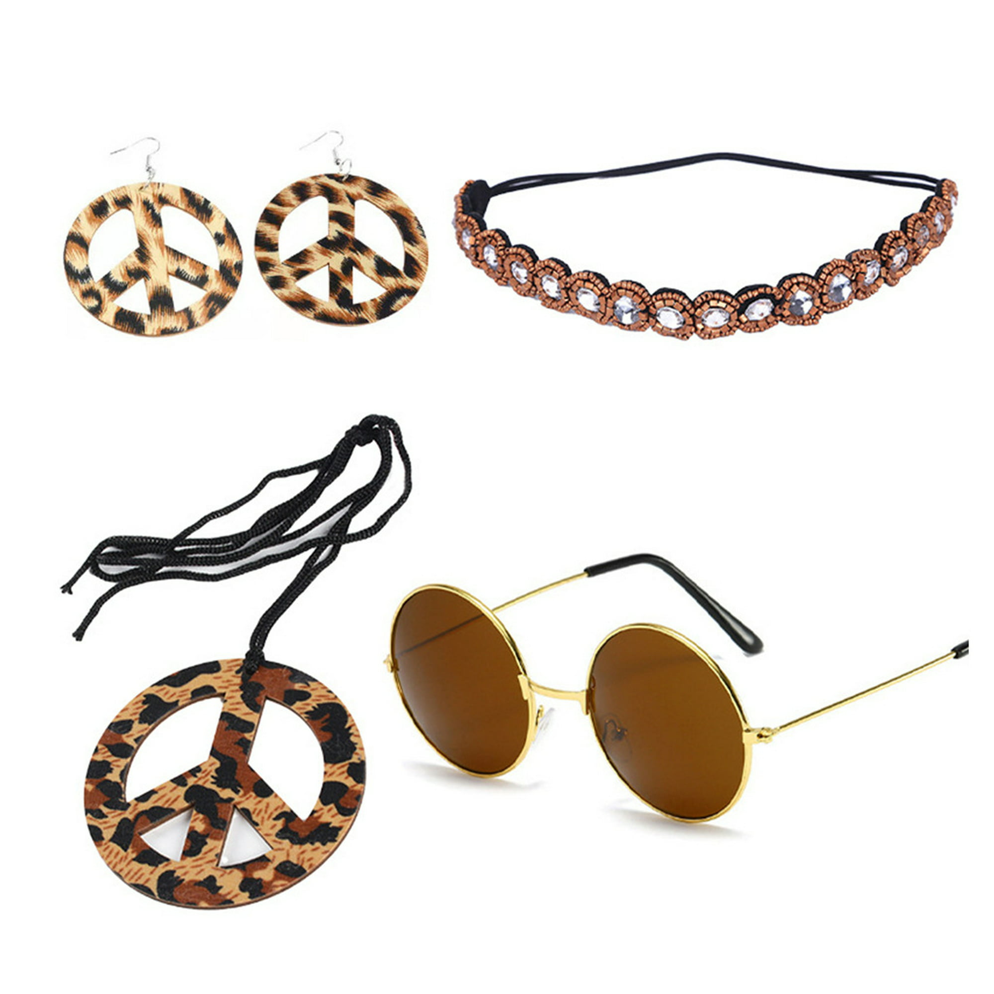 Gafas hippie arcoíris adulto: Accesorios,y disfraces originales baratos -  Vegaoo