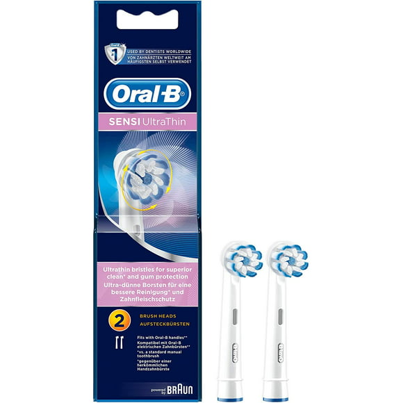 oralb sensi  cabezales ultrafinos para cepillo de dientes paquete de 2 oral b sensitive