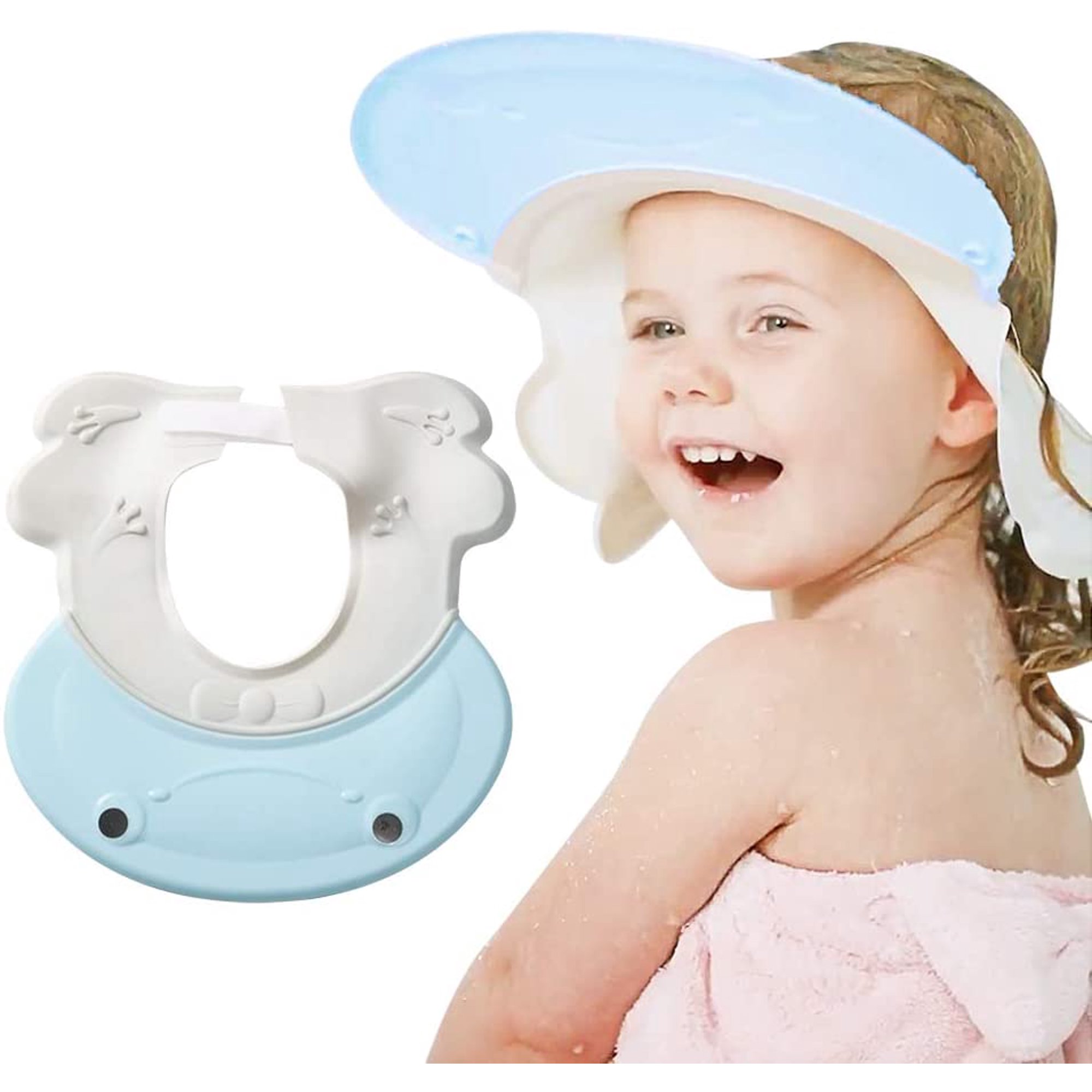 Gorros de ducha reutilizables de baño diseñados para bebés, niños