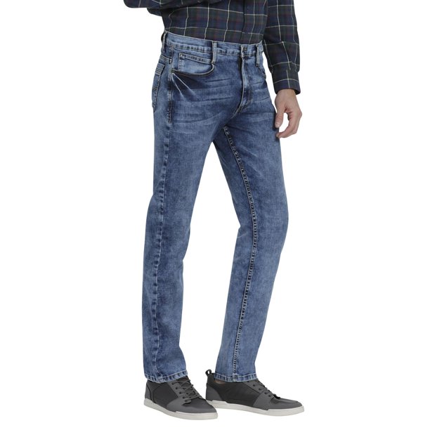 Jeans Lee Regular Fit 340 Color Azul Para Hombre