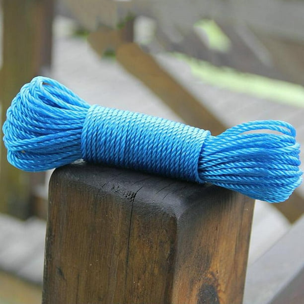 Cuerda de nailon hilo jardín exterior tendedero tendedero tendedero 10m  20-20m Cola Cuerda de nylon