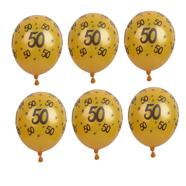 50 Número Globo 50 Decoraciones de Cumpleaños Globos de Oro Globos de Cumpleaños  50 Años De Edad Decoración de Cumpleaños 50 Aniversario Decoración -   México