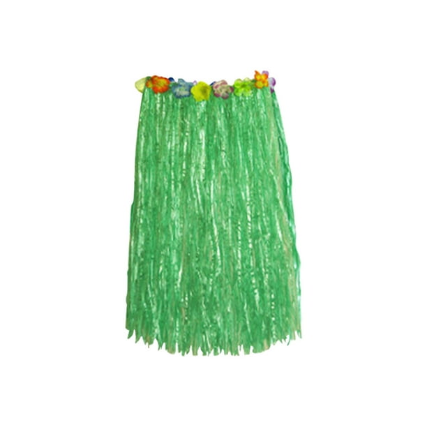 Falda Traje de falda de hierba para fiesta, disfraz hawaiano para escenario  de playa (colorido) Kuymtek Vistoso Única para Unisex