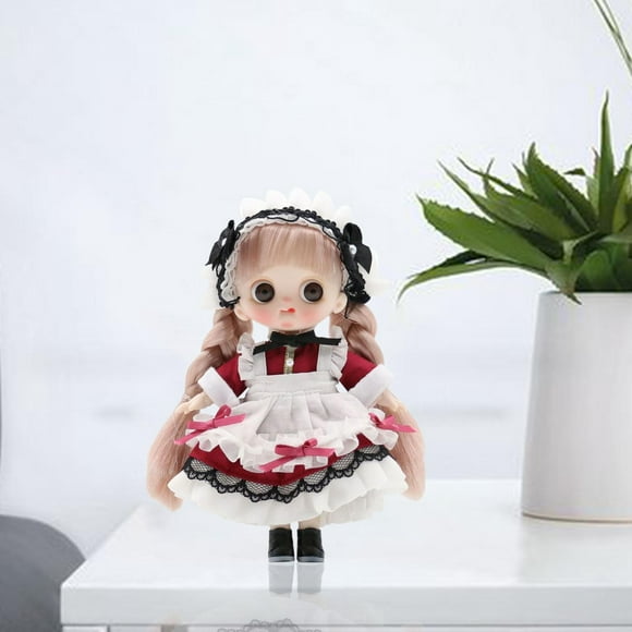 ball jointed baby doll kids girls toys flexible joint doll little doll princess doll girl  rojo hugo muñecas de maquillaje