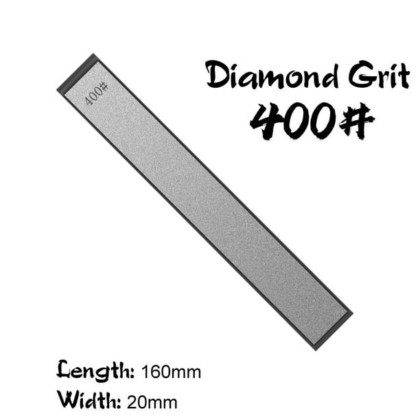 Afilador de cuchillos de diamante de 170x75MM, piedra de afilar 80