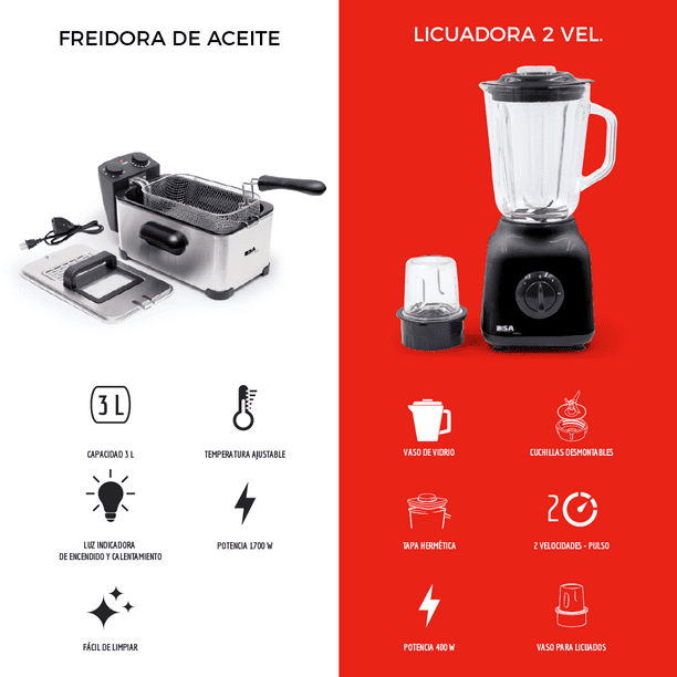 Freidora De Aceite 3 Lts. Disa Home Fo-3l 1700w A.i