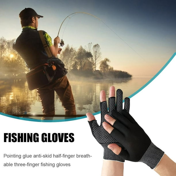 Guantes de pesca con corte de 3 dedos Guantes de pesca con