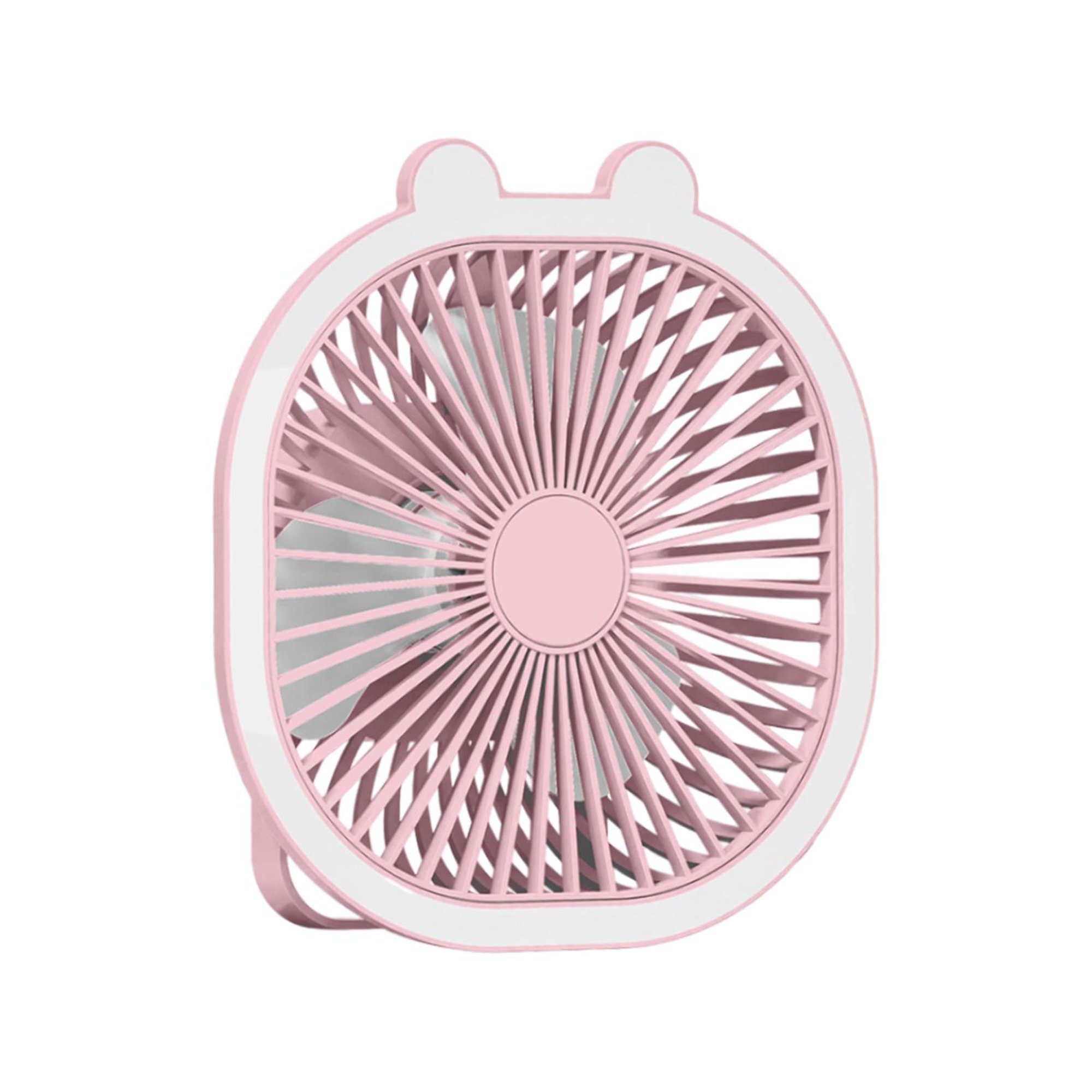 Ventilador De Mesa Rosa, Conexión Usb Y Botón On/off, 14cm De Diámetro, Peso Ligero con Ofertas en Carrefour