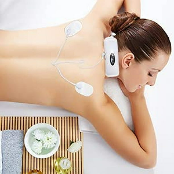 Masajeador para hombro cuello espalda cuello masajeador hombro masajeador  eléctrico con función de calor, masaje de corriente eléctrica (sin