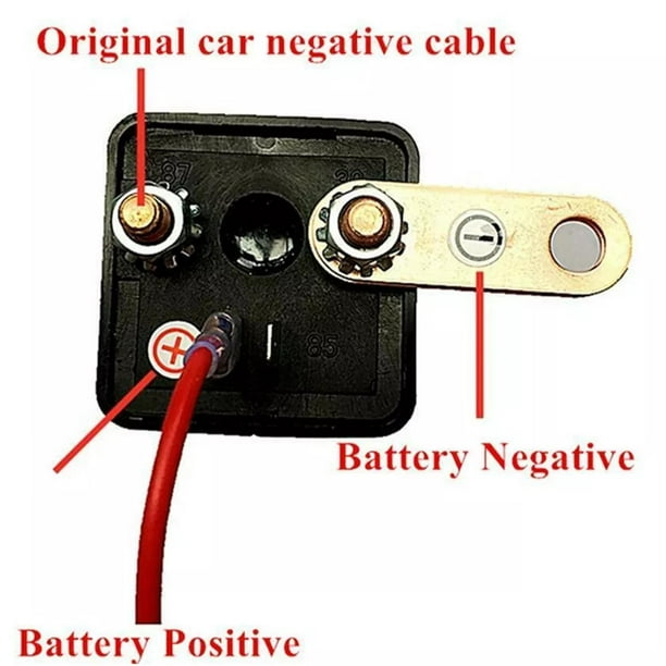 Interruptor de desconexión de batería de coche, interruptores de  desconexión rápida aptos para SUV apagado, 1x 1 mando a distancia. Zulema  Interruptor de desconexión