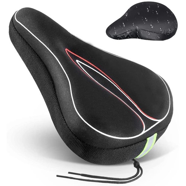 Funda Sillín Bicicleta Protector Asiento Cojín Cómodo Espuma