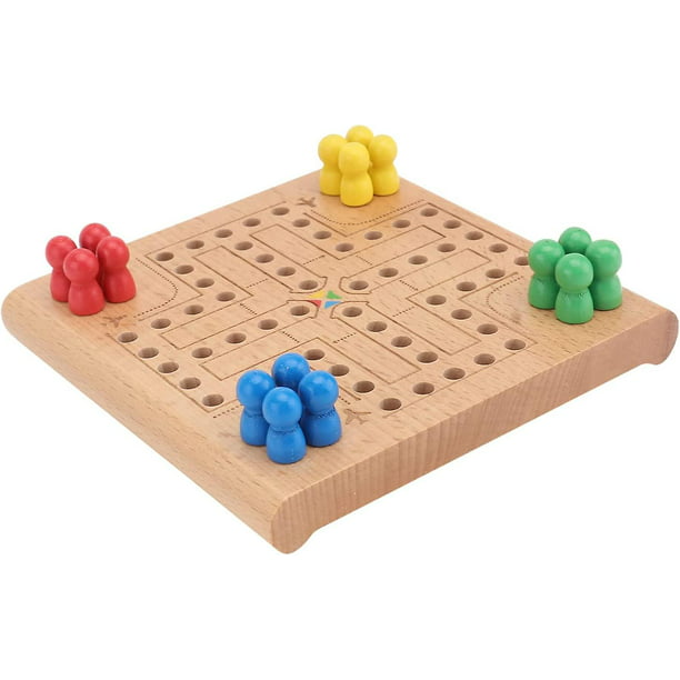 Juego de mesa de estrategia tradicional de madera, juegos de mesa de  rompecabezas clásicos, juegos de mesa compatibles con adultos familiares,  juguetes para personas mayores Afortunado Sencillez