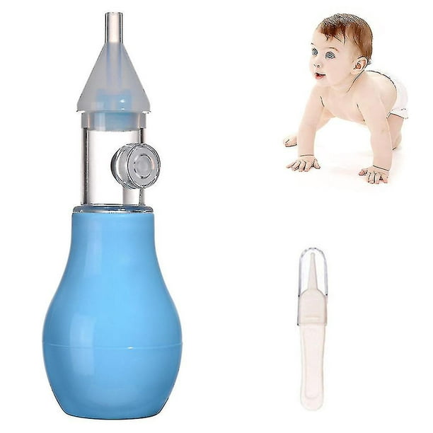 Aspirador nasal para bebé, 2 piezas Aspirador para Bebé, Aspirador Nasal  Manual Reutilizable para la Nariz del Bebé, Saca Mocos Nasal Bebé Silicona,  Limpiador de nariz Portátil : : Bebé