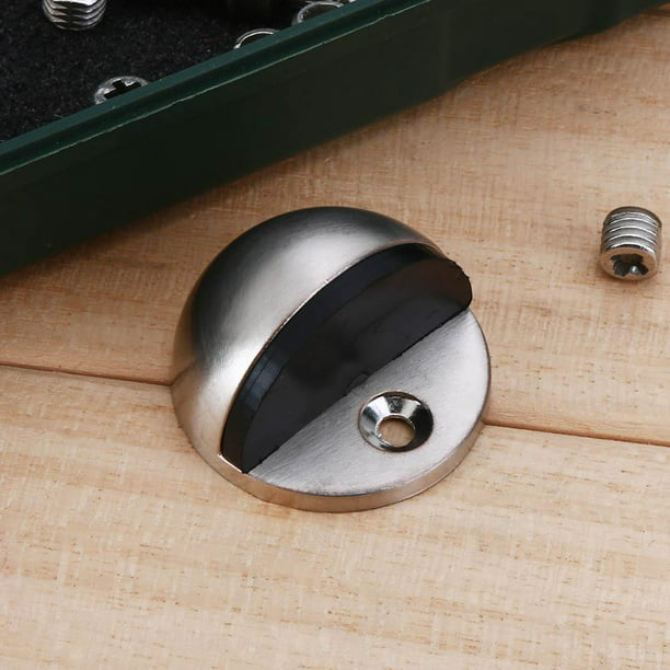  ZXTQW Tope de puerta magnético de acero inoxidable para puerta,  1 unidad, tope de puerta de vidrio para inodoro, herramienta de hardware  para muebles, acero inoxidable : Productos de Oficina