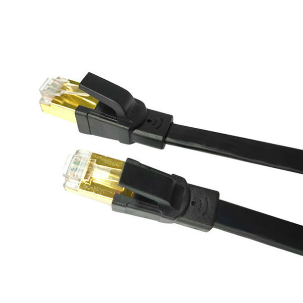Cable Red Plano Rj45 Ethernet Cat 8 Categoría 8 - 2 Metros