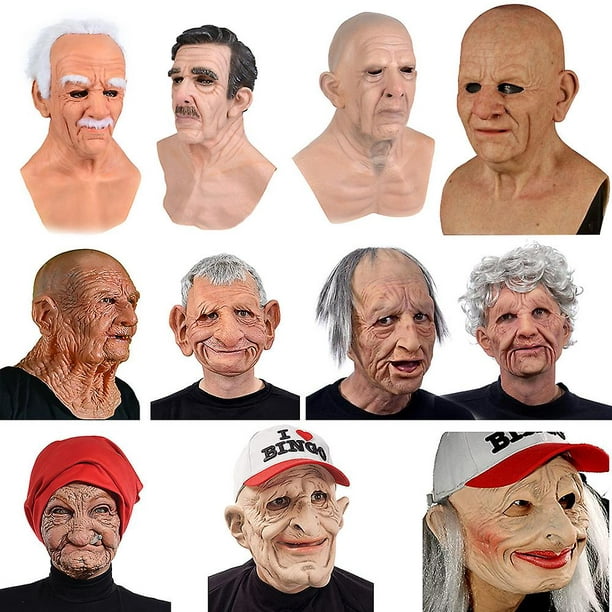 Mascara De Latex Anciano